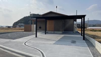 スリットデザインの土間と エコモックで造るキャットラン(赤磐市 K様邸)