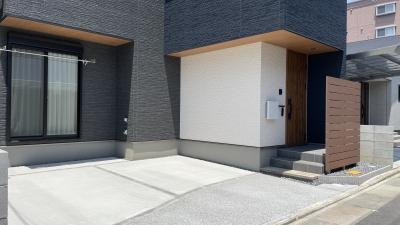 こだわりをギュッと詰め込んだ コンパクト外構(岡山市 W様邸)